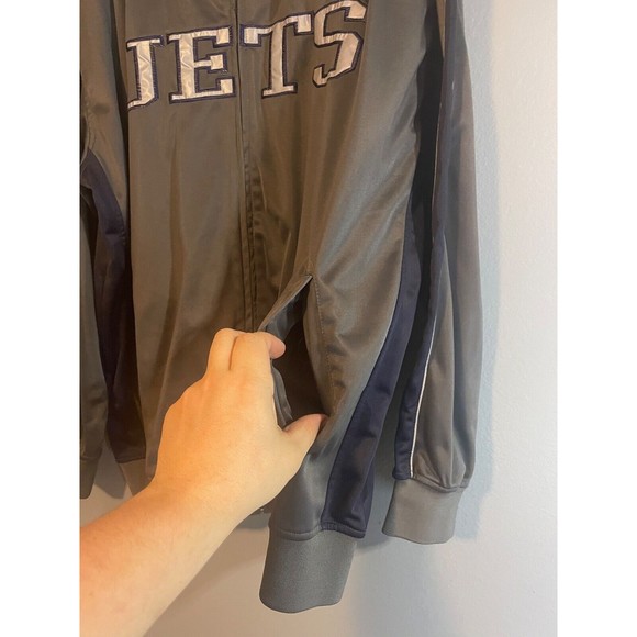 Winnipeg Jets Full Zip Track Jacket NHL Official Reflective Men's Size 3XT - Picture 3 of 5